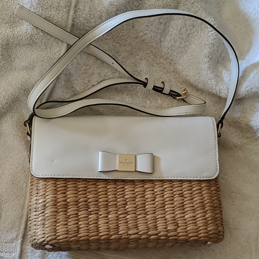 Kate Spade straw bag